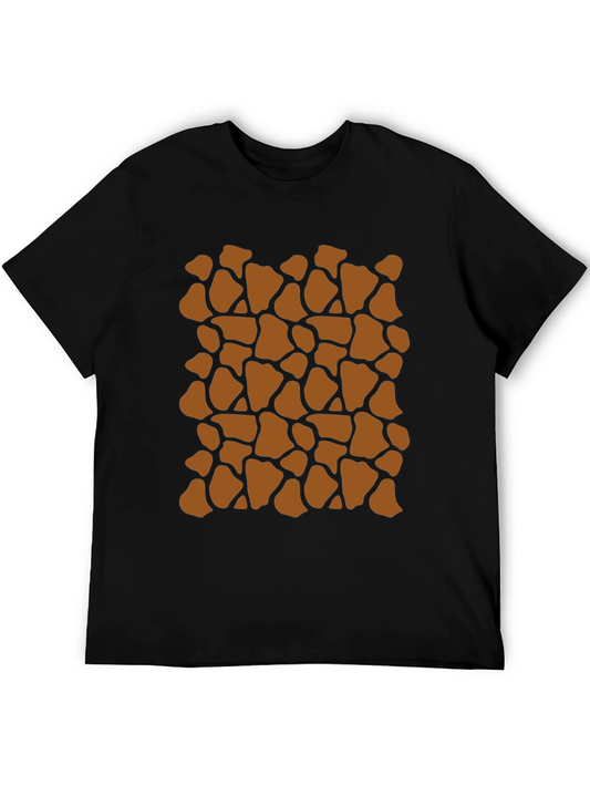 Giraffe Print T-Shirt - Unique Animal Pattern Tee