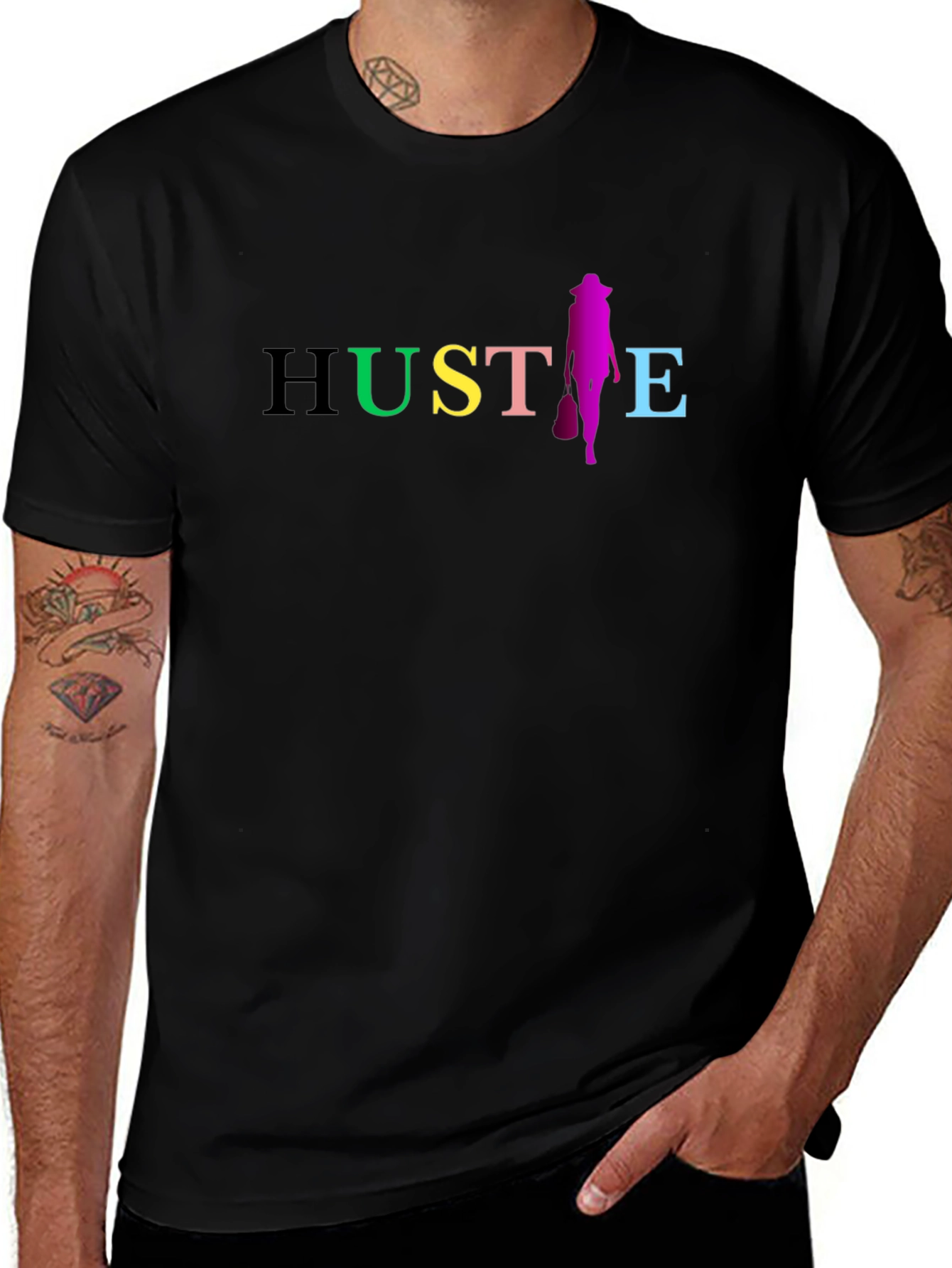 Hustle T-Shirt - Motivational Graphic Tee