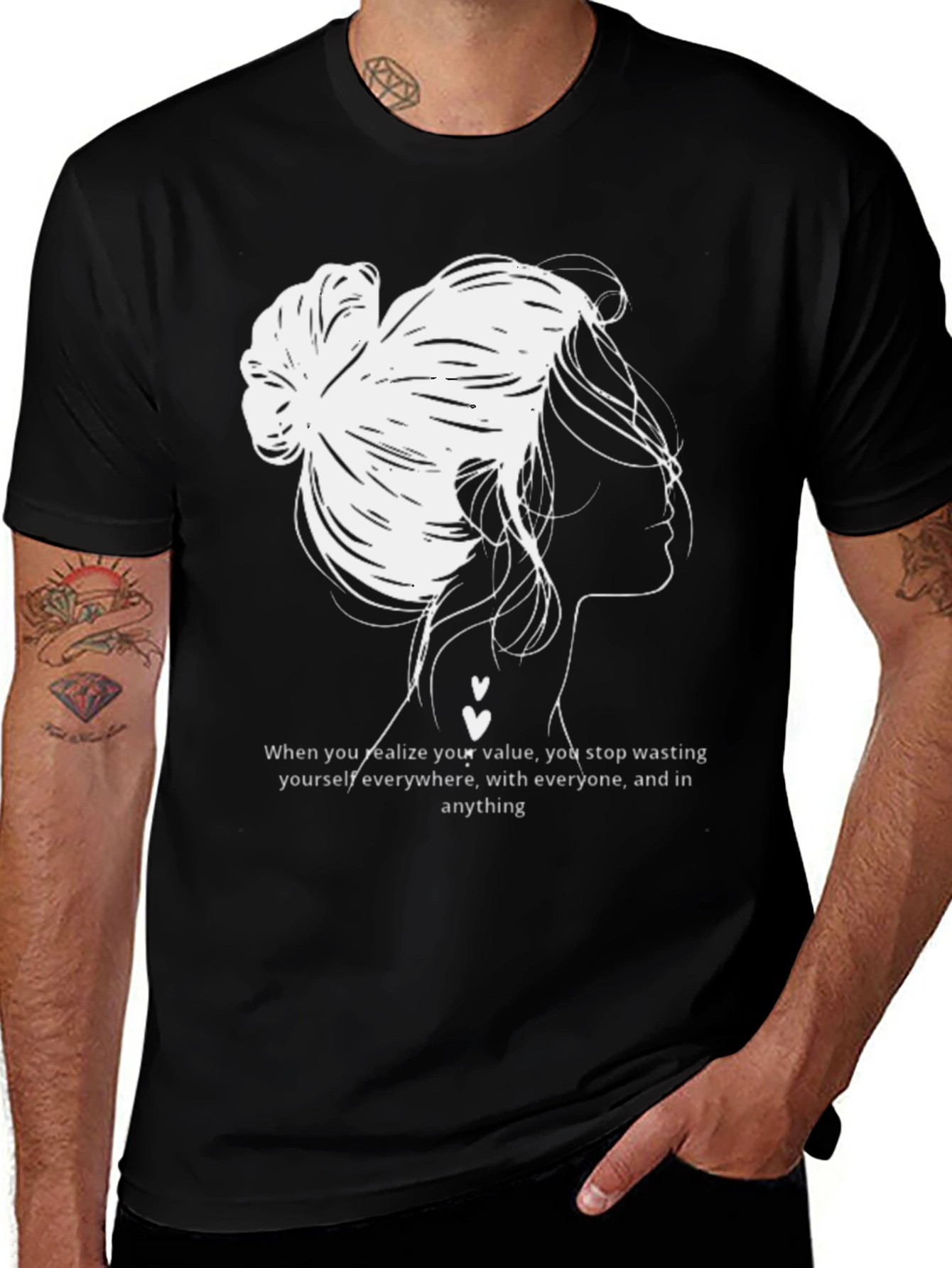 Value Woman Graphic Tee - Black