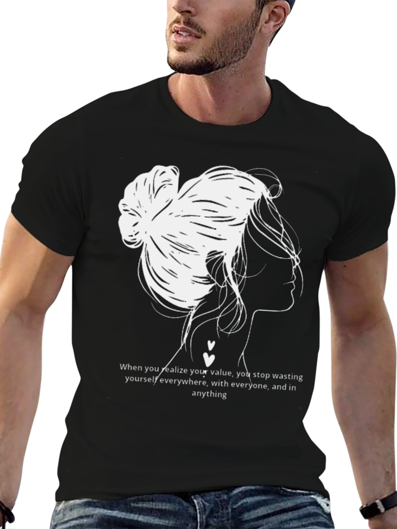 Value Woman Graphic Tee - Black