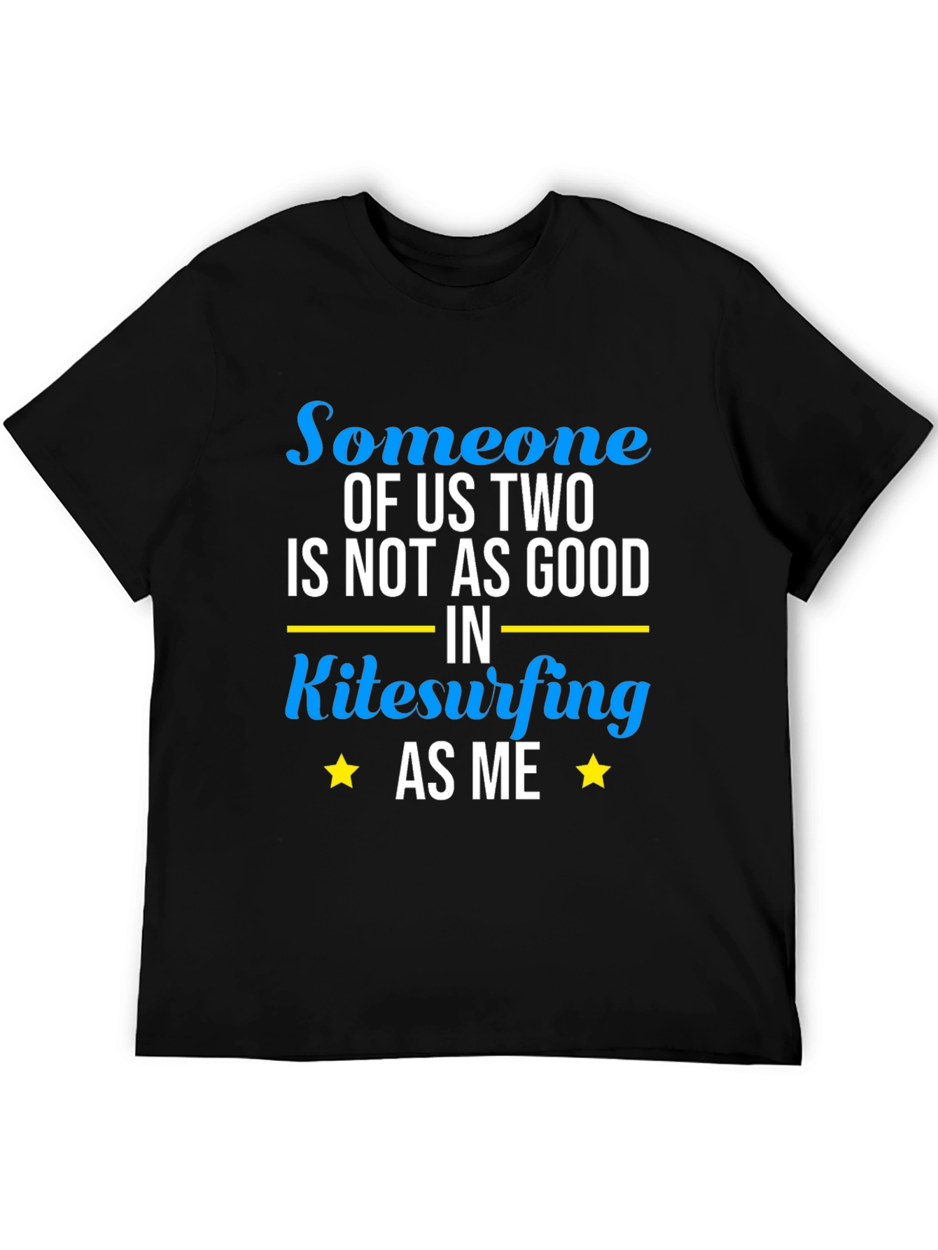 Kitesurfing T-Shirt - Someone of Us Two Design