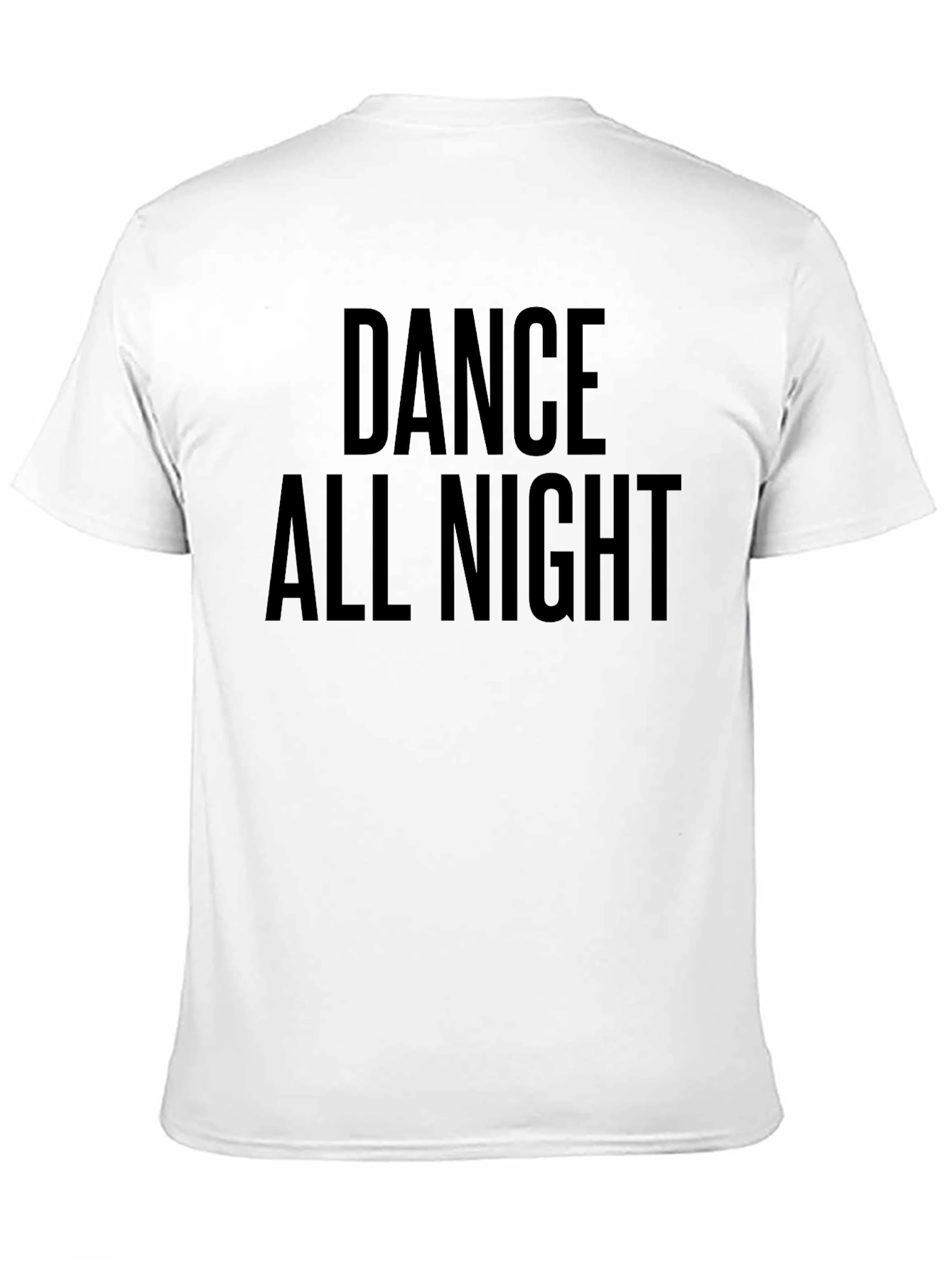 Dance All Night Black Graphic Tee