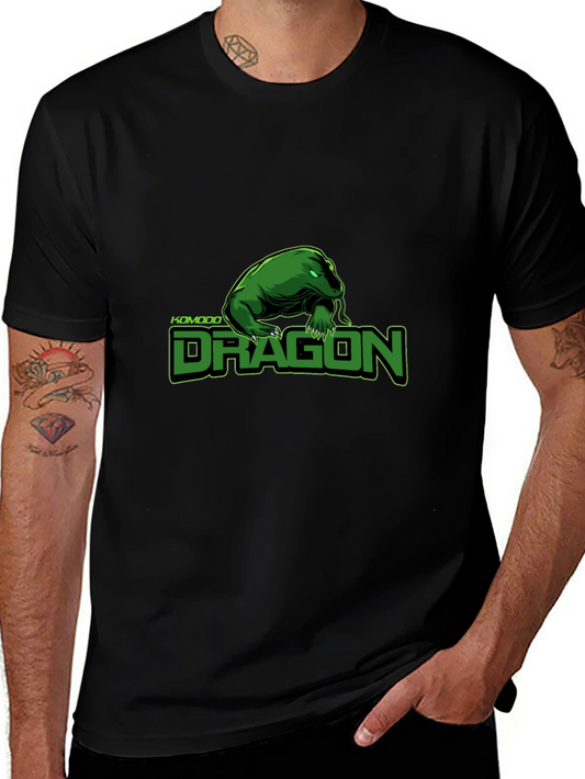 Komodo Dragon Graphic T-Shirt - Cool Reptile Tee