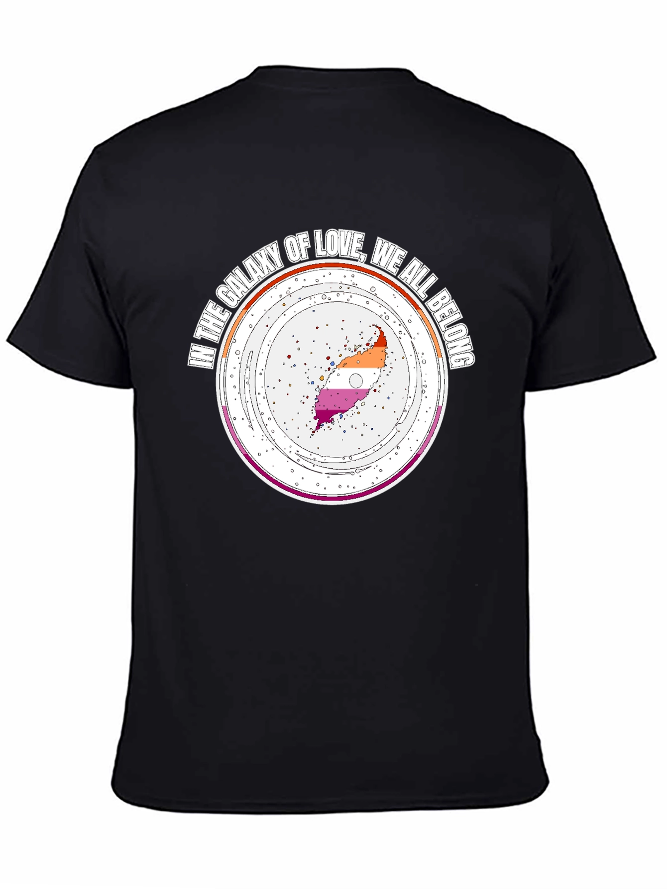 Galaxy of Love Lesbian Pride T-Shirt