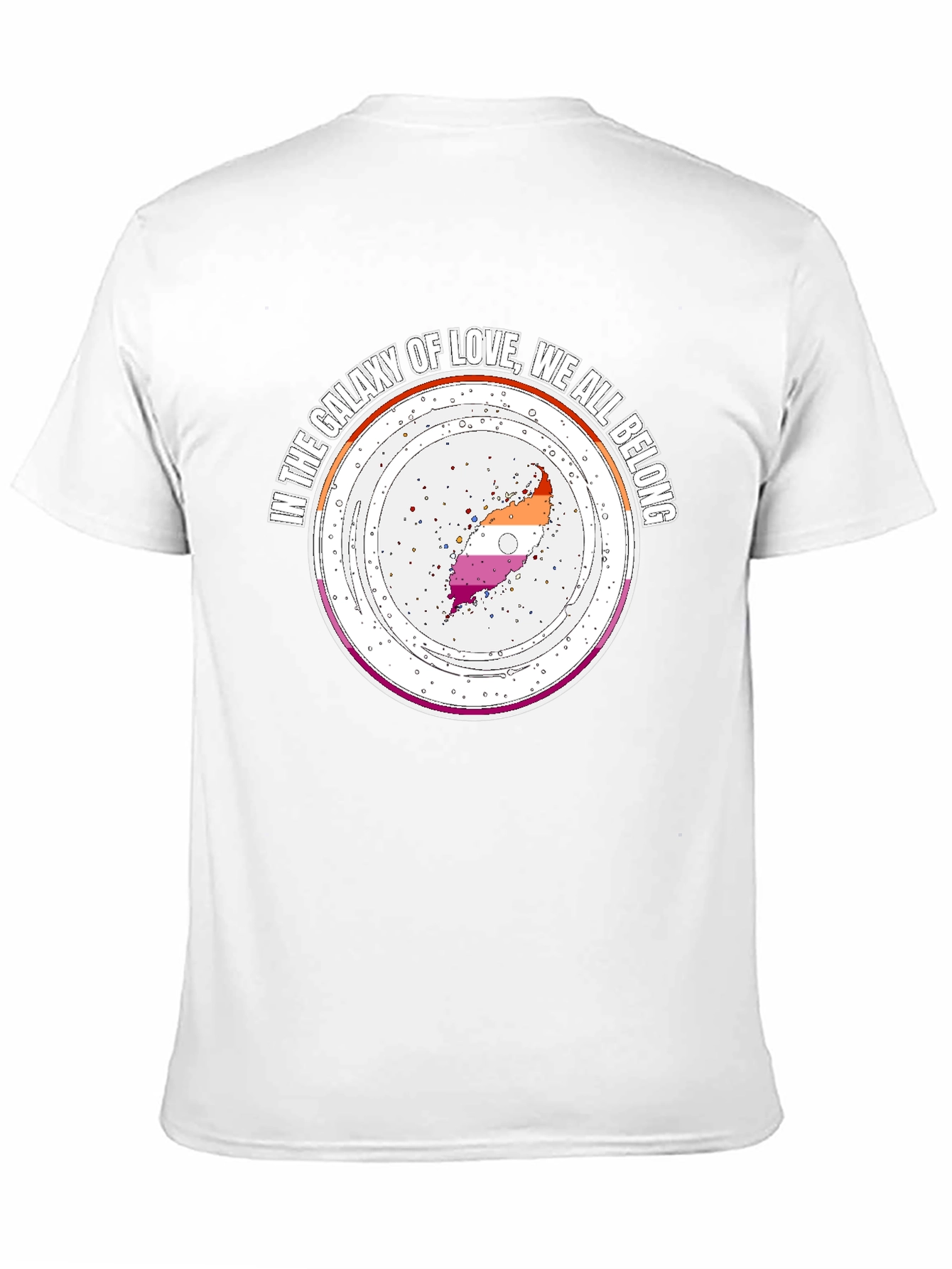 Galaxy of Love Lesbian Pride T-Shirt