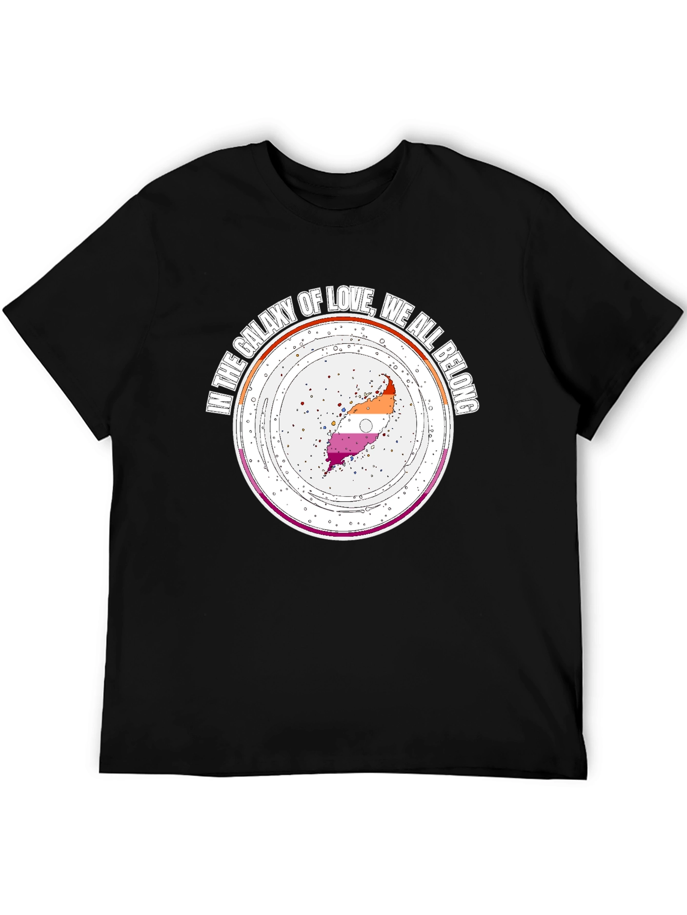 Galaxy of Love Lesbian Pride T-Shirt