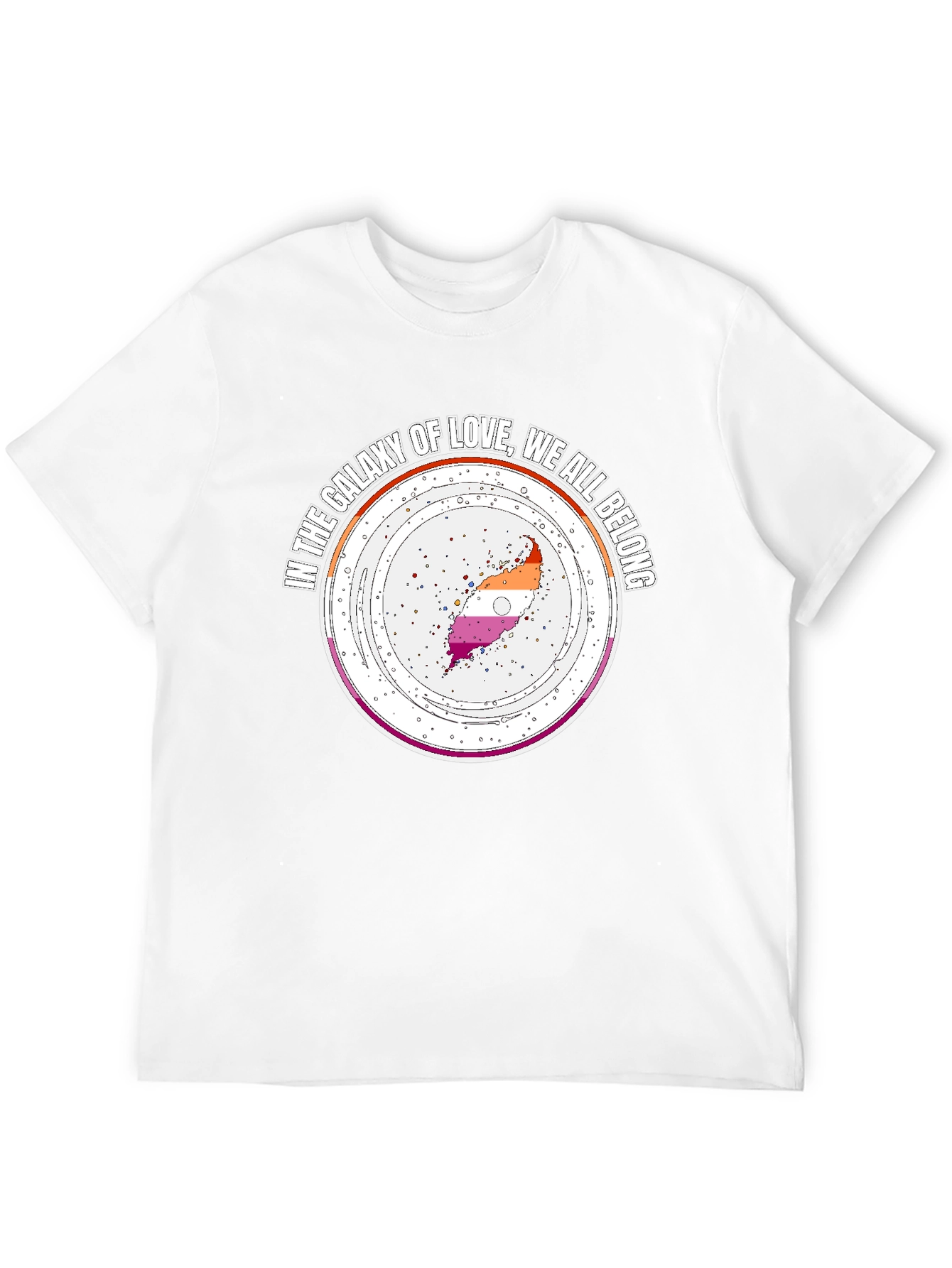 Galaxy of Love Lesbian Pride T-Shirt