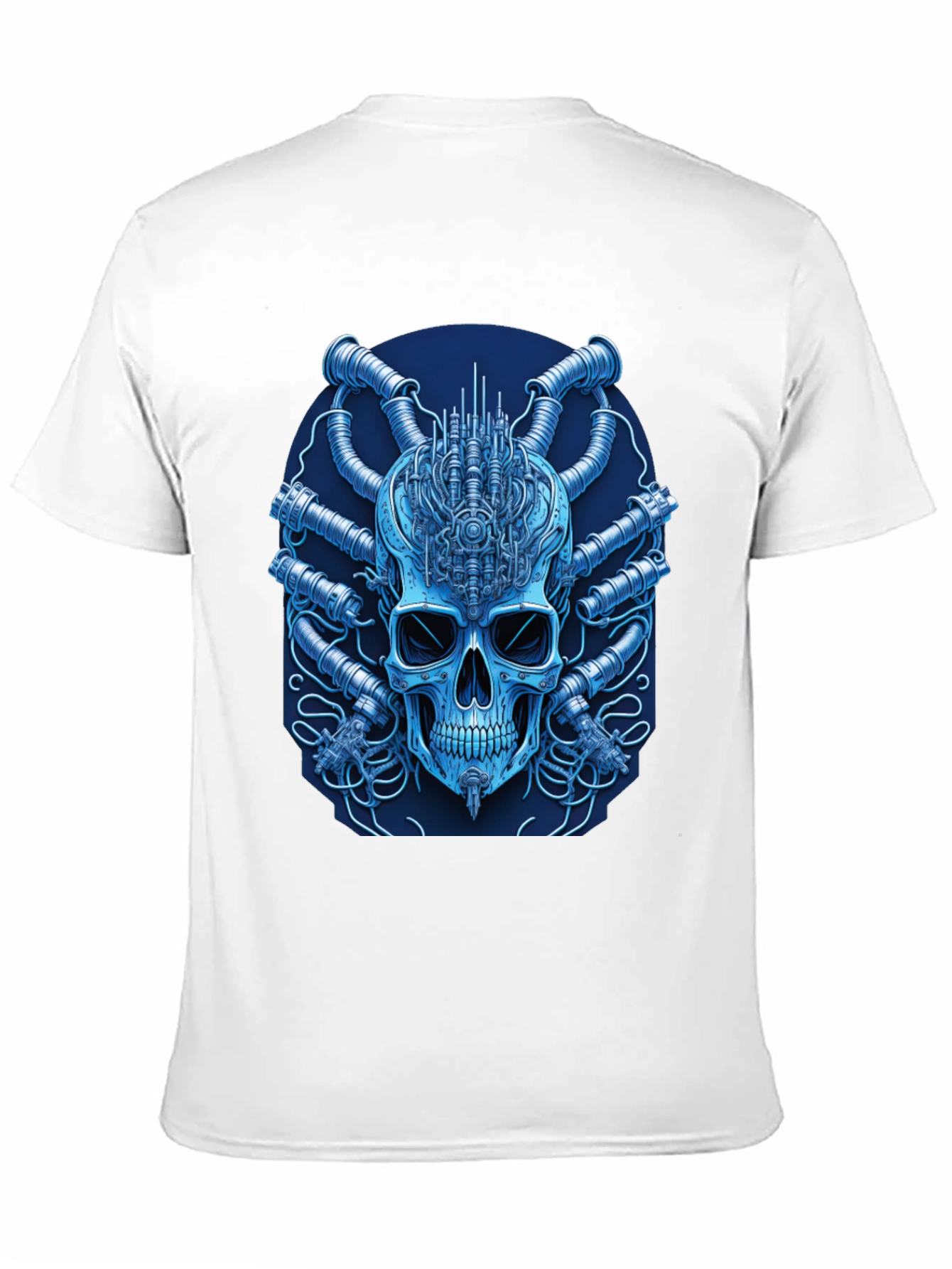 Cyberpunk Skull T-Shirt - Unique Graphic Tee