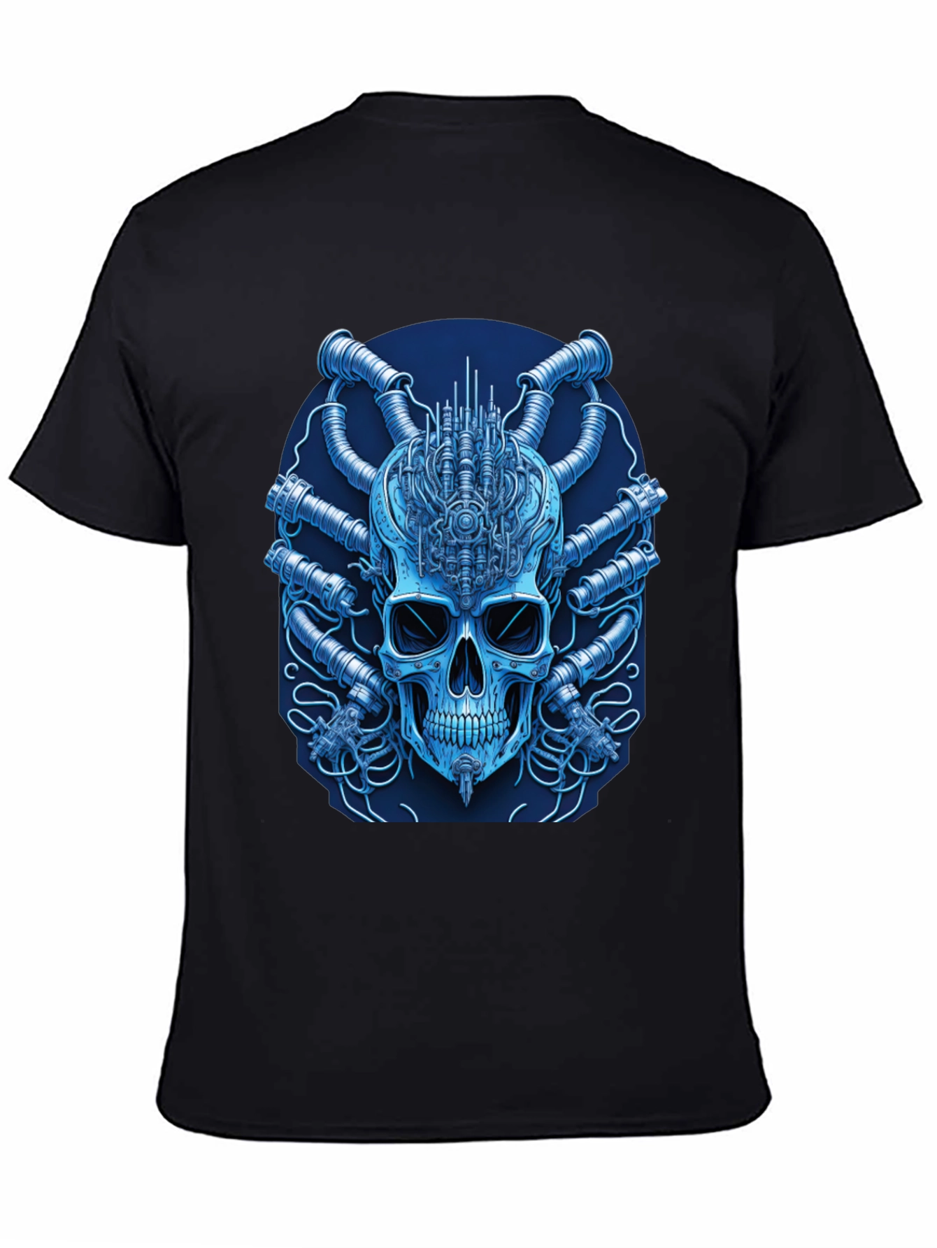 Cyberpunk Skull T-Shirt - Unique Graphic Tee