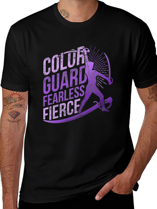 Color Guard Fearless Fierce Black T-Shirt