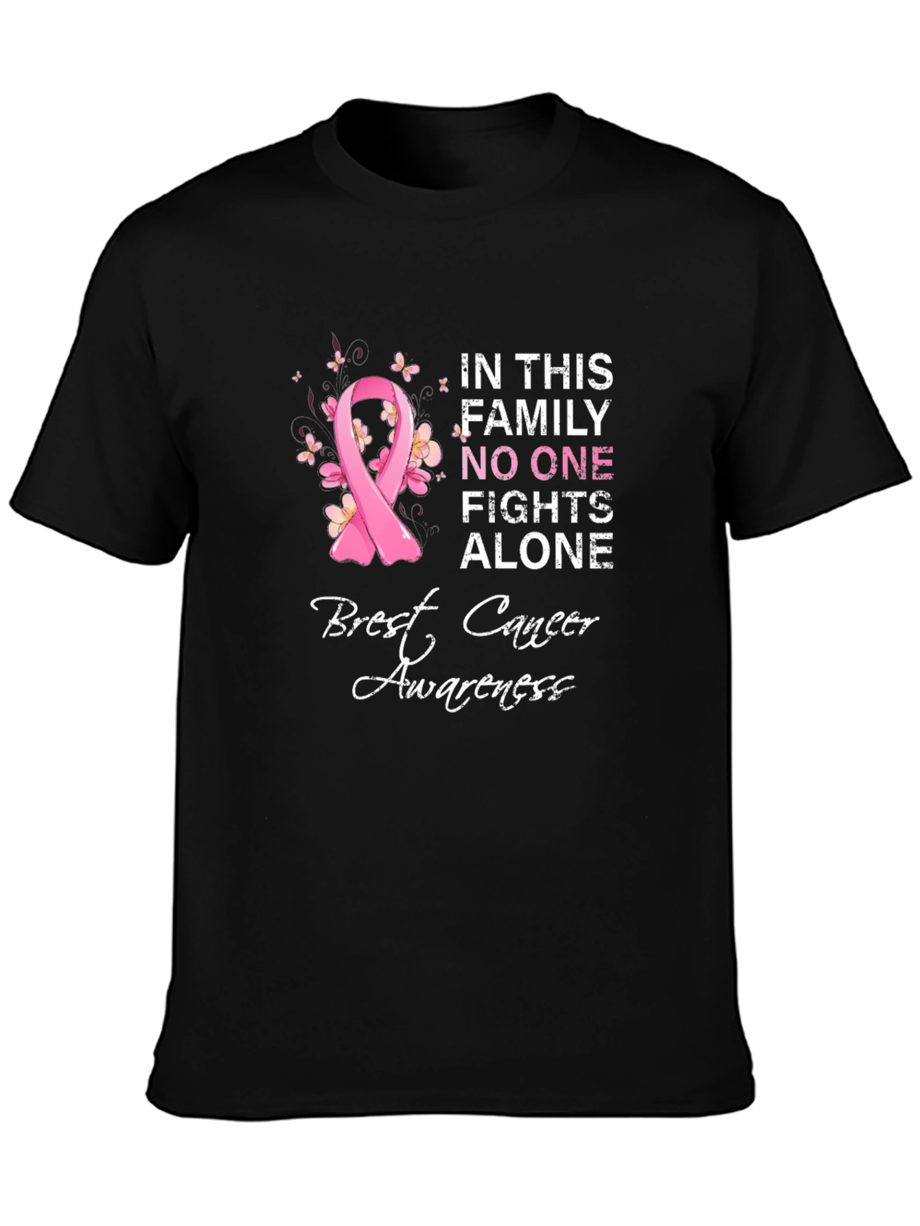 Breast Cancer Awareness Graphic T-Shirt