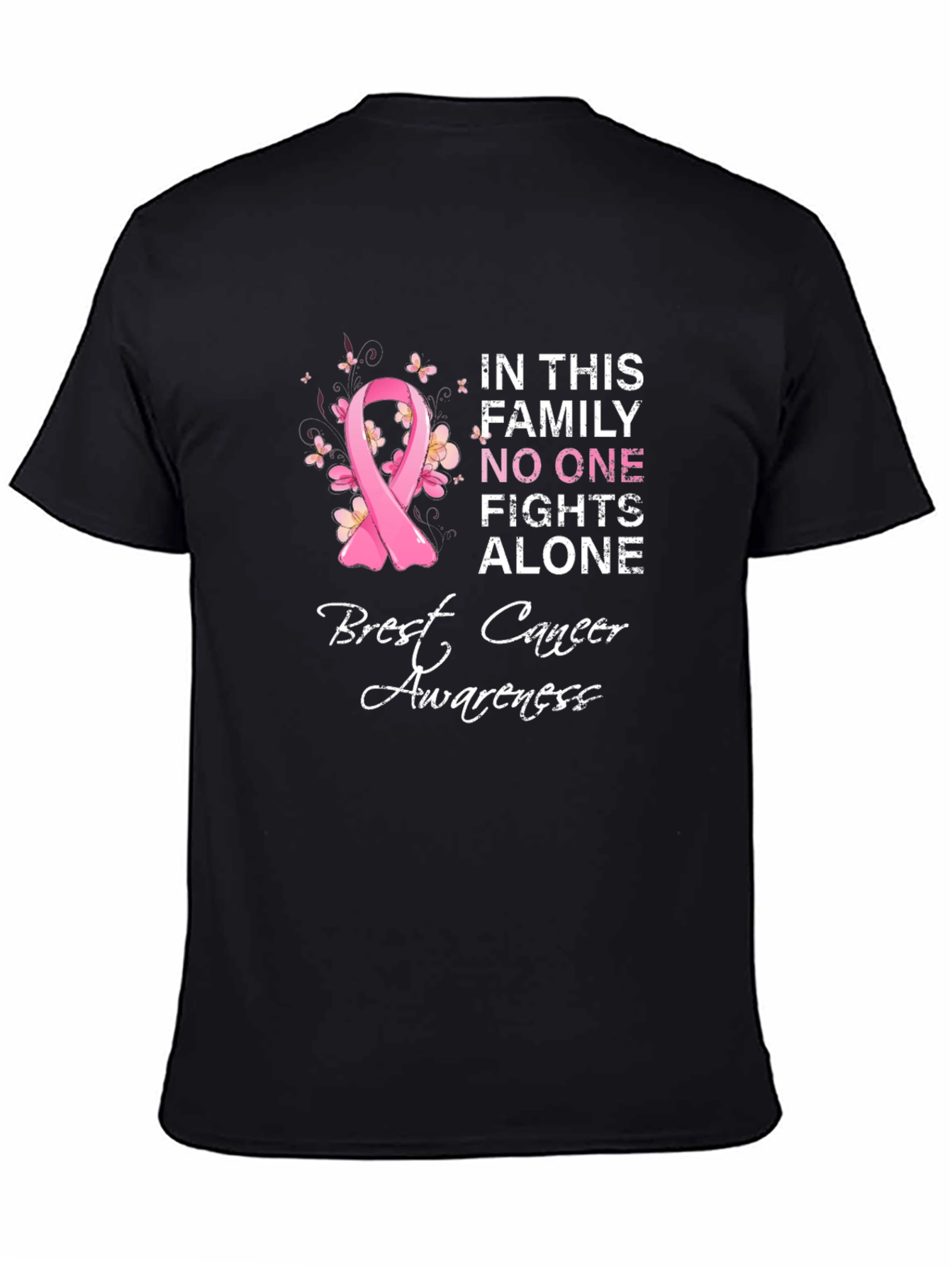 Breast Cancer Awareness Graphic T-Shirt