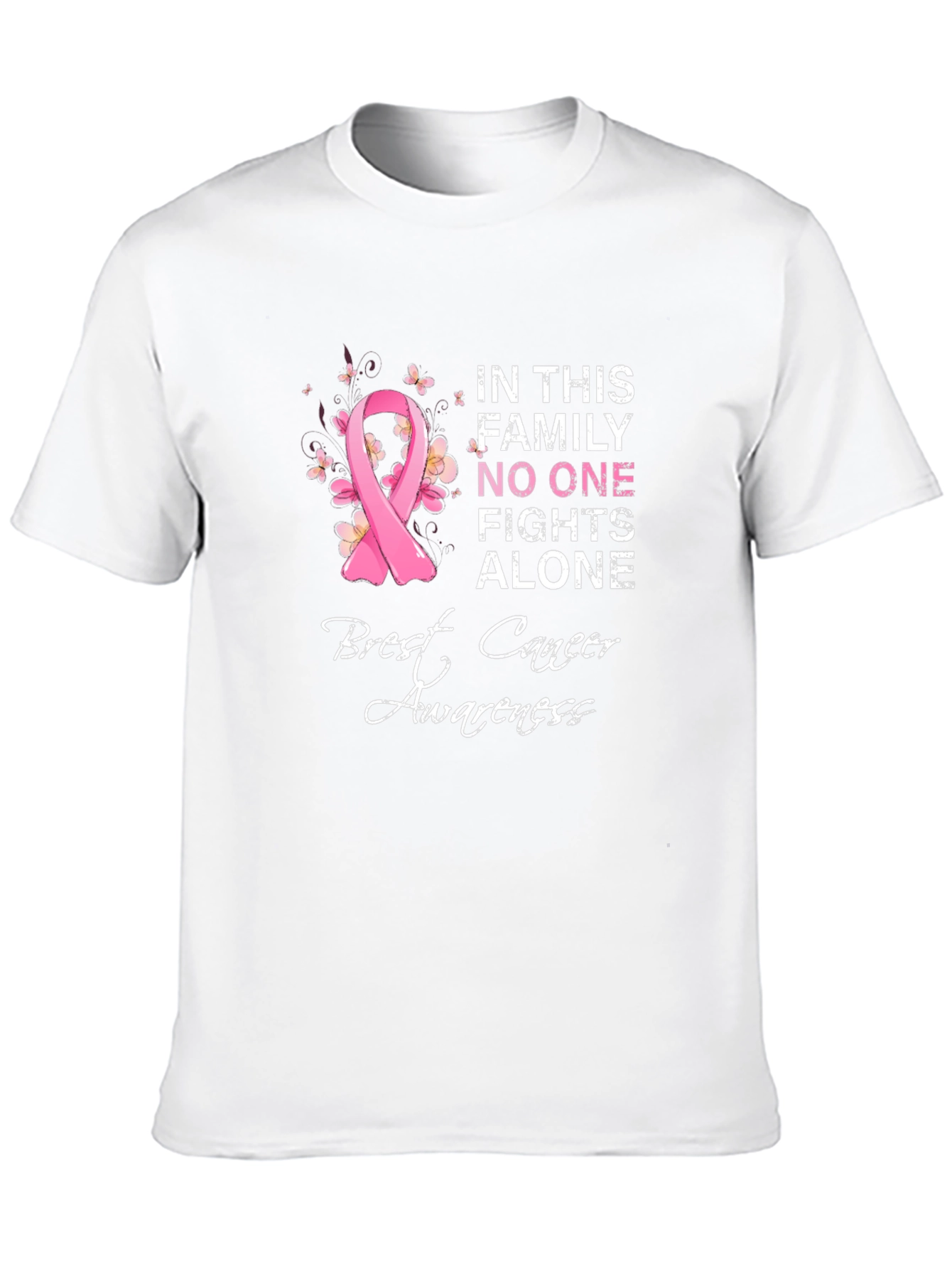 Breast Cancer Awareness Graphic T-Shirt