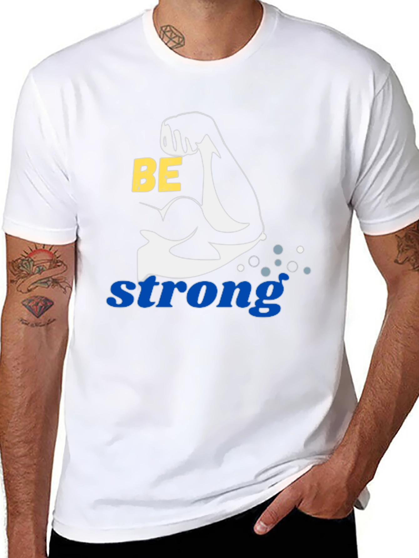 Be Strong Graphic T-Shirt - Mens