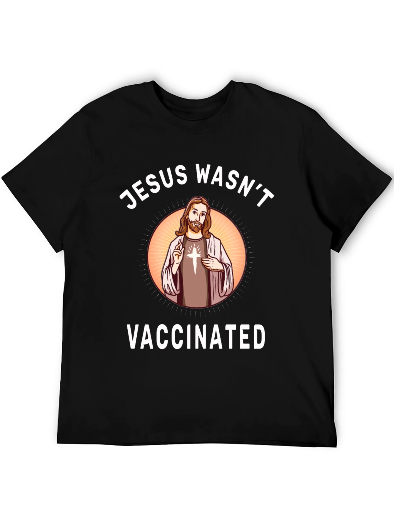 Jesus Wasnt Vaccinated Graphic Tee