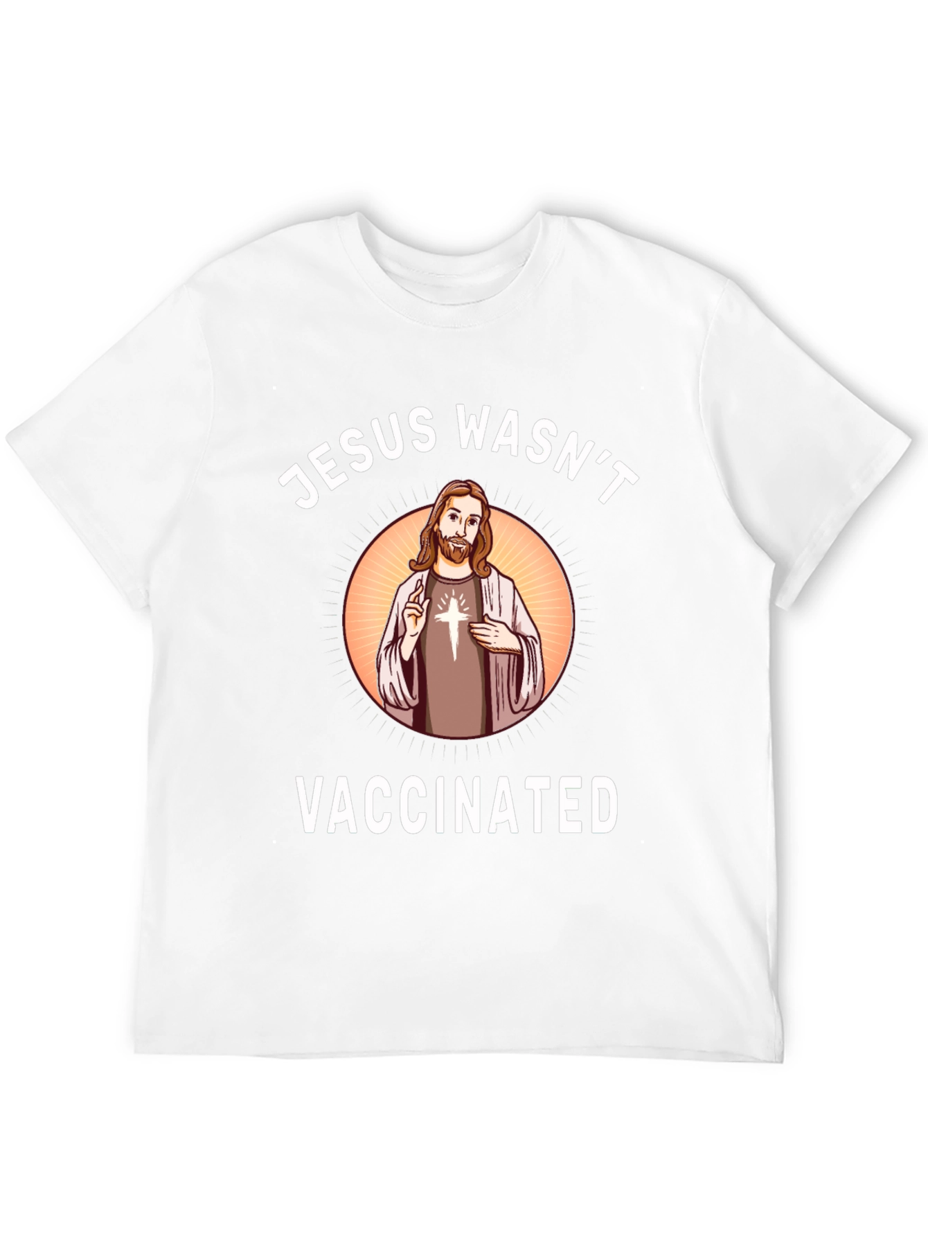 Jesus Wasnt Vaccinated Graphic Tee