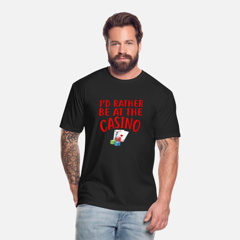 I'D Rather Be At The Casino Casino Gambler Red