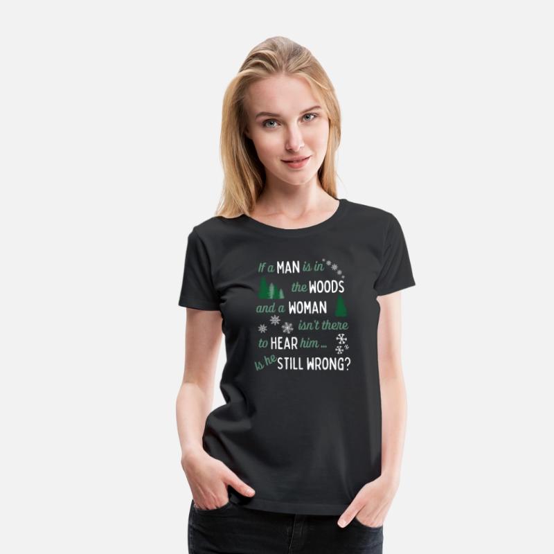 if a man is in the woods is he still wrong