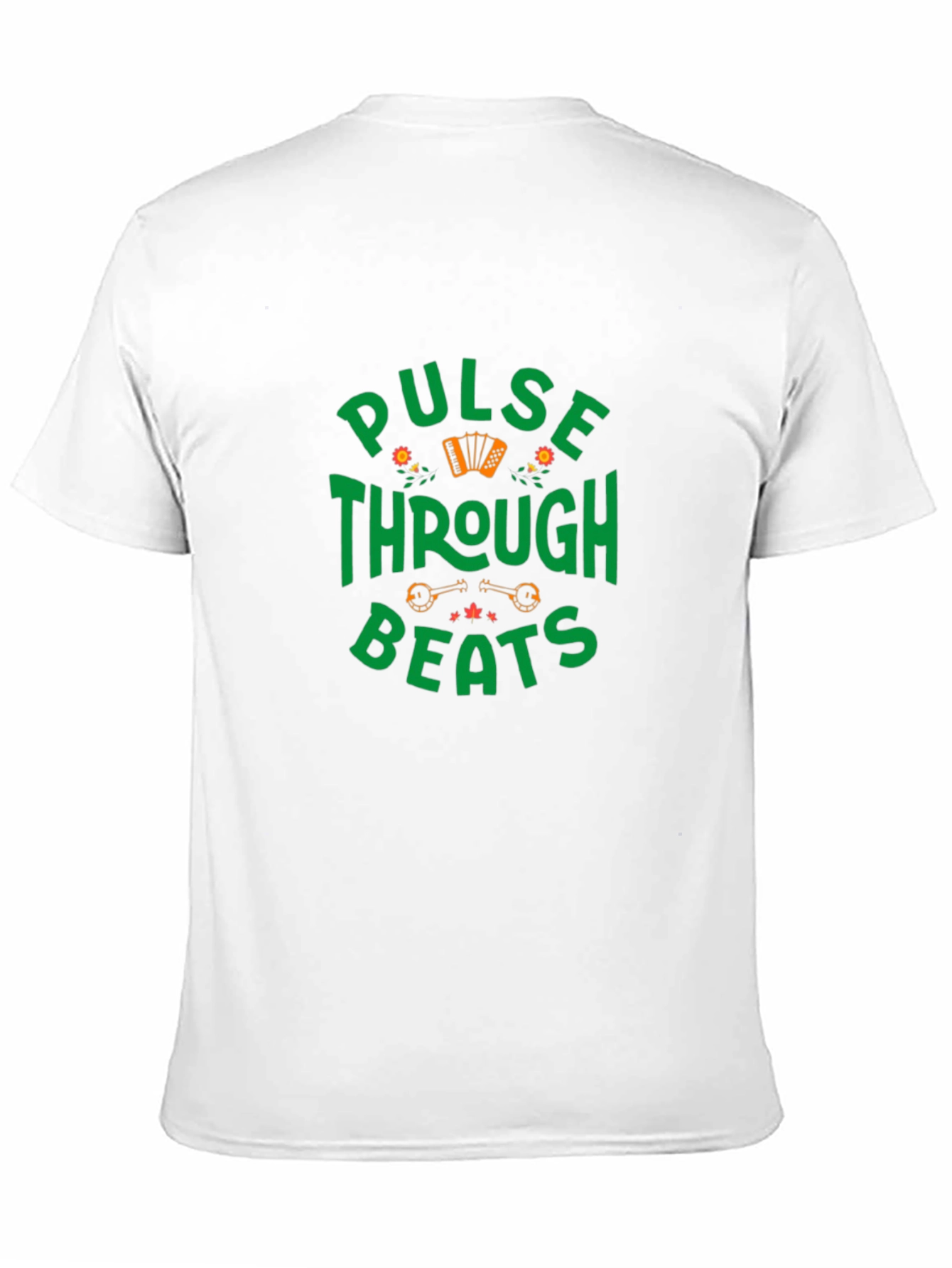 Pulse Through Beats Graphic T-Shirt - Black
