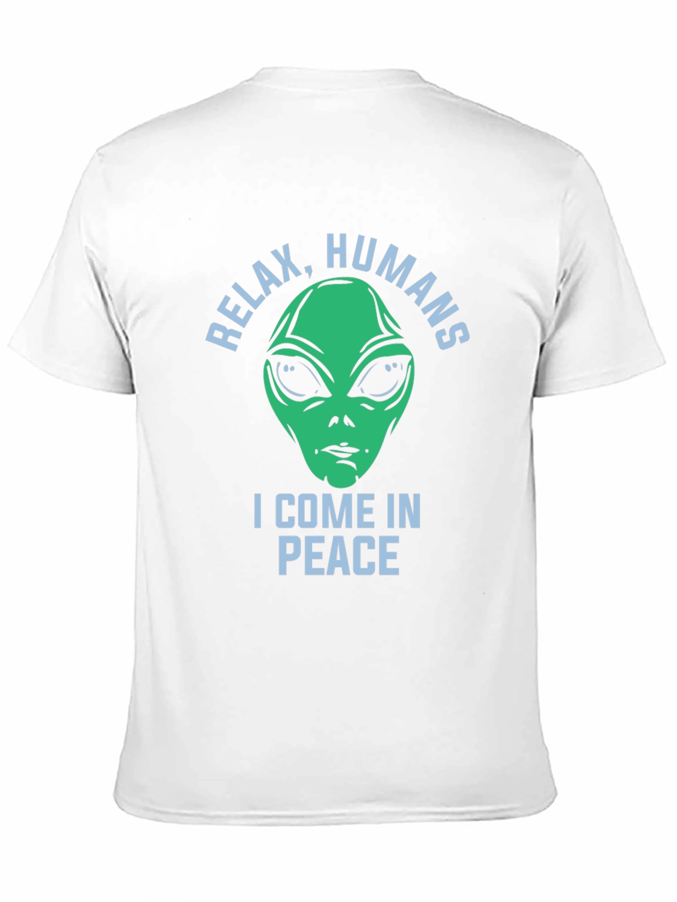 Relax Humans Alien Graphic T-Shirt