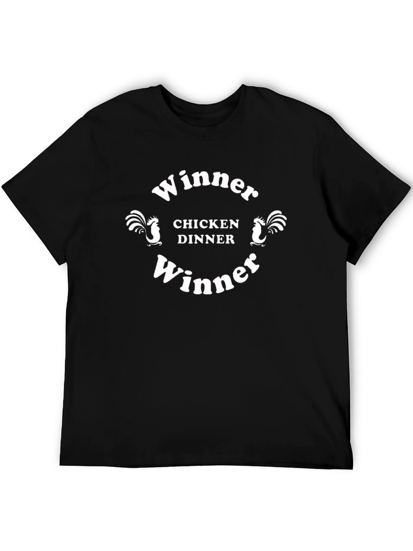 Winner Winner Chicken Dinner Black Graphic Tee
