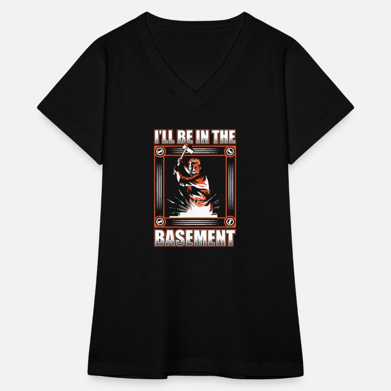 I'll Be In The Basement Forging Anvil Blacksmith