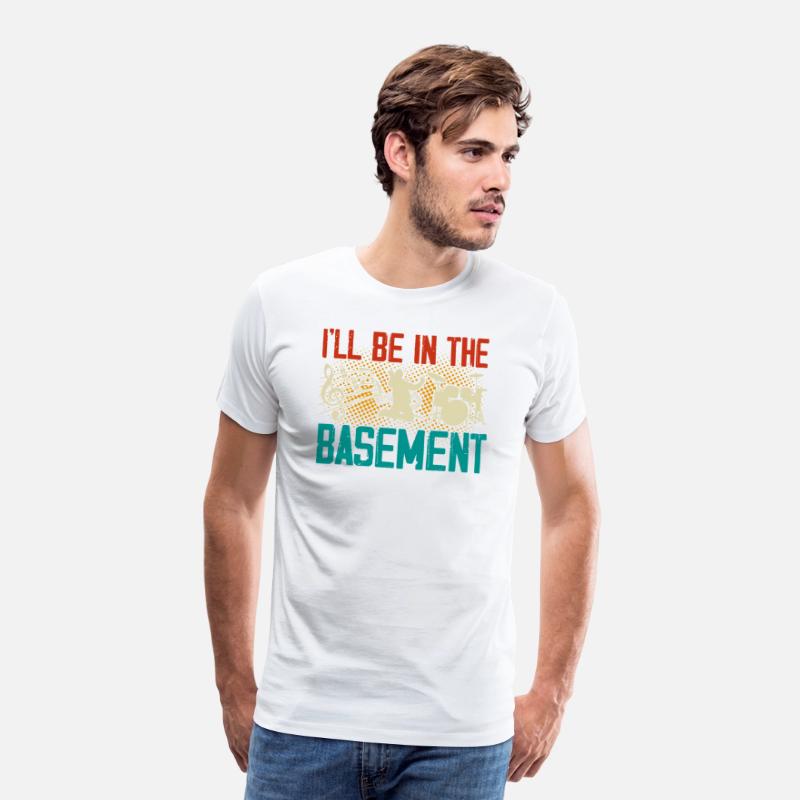 i'll Be in The Basement Music Lover Guitar Player