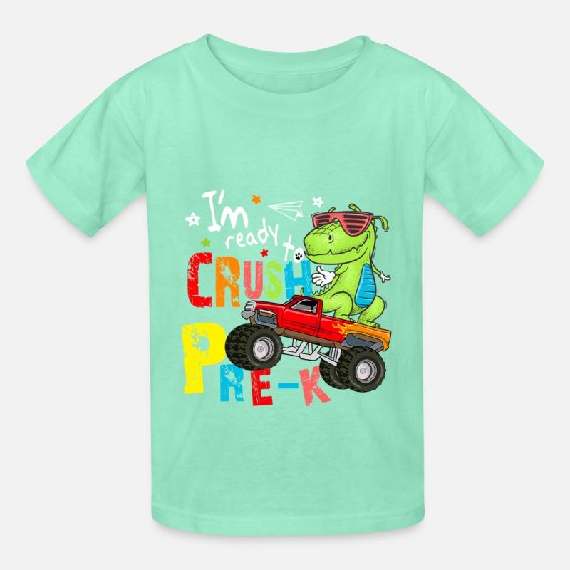 I'm Ready To Crush Pre K Monster Truck Dinosaur
