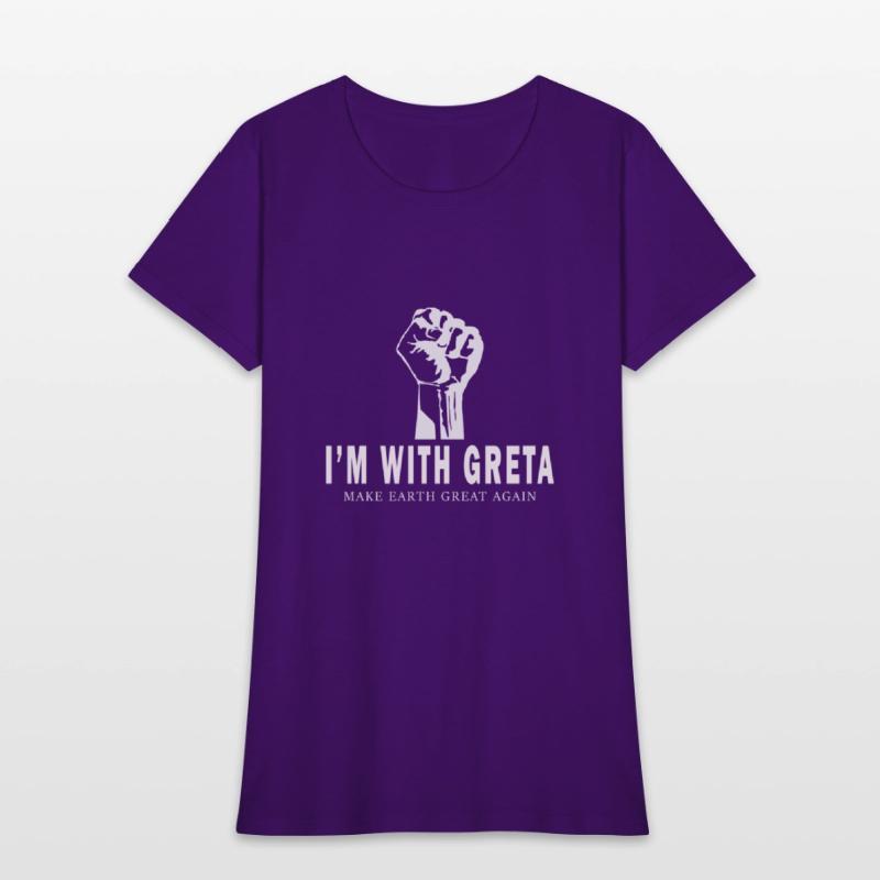 I'm with Greta T-shirt