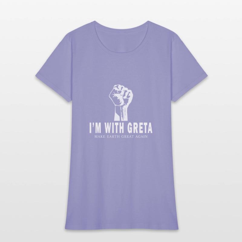 I'm with Greta T-shirt