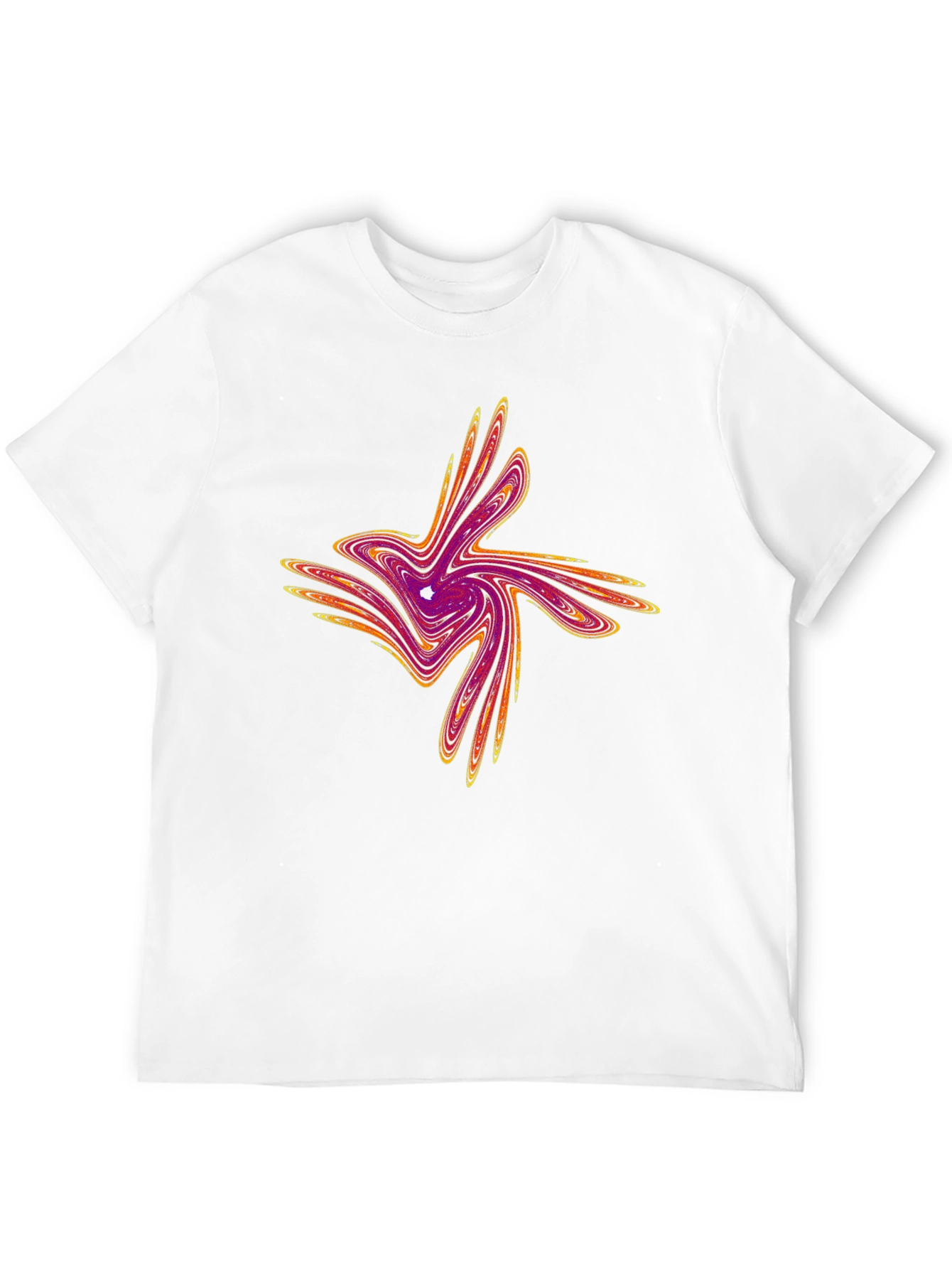 Abstract Swirl Graphic Tee