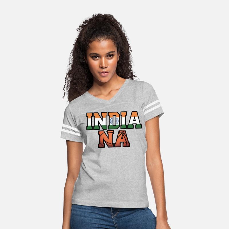 IndiaNA Basketball Fan | India Flag Wordplay