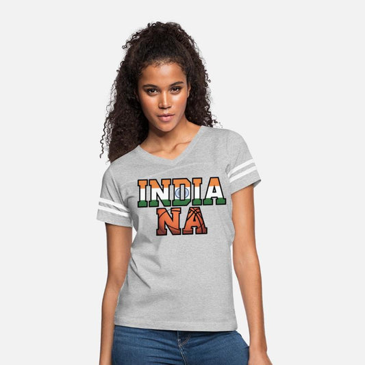 IndiaNA Basketball Fan | India Flag Wordplay