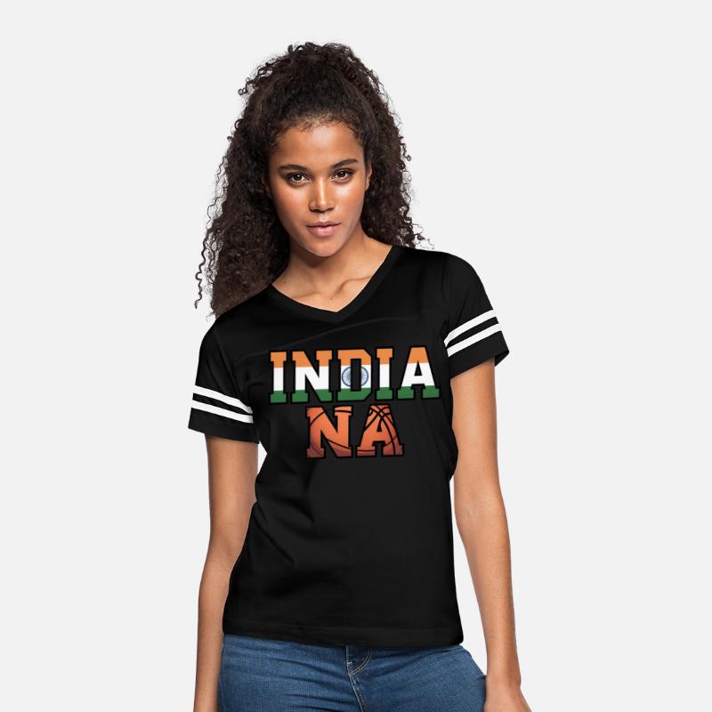 IndiaNA Basketball Fan | India Flag Wordplay