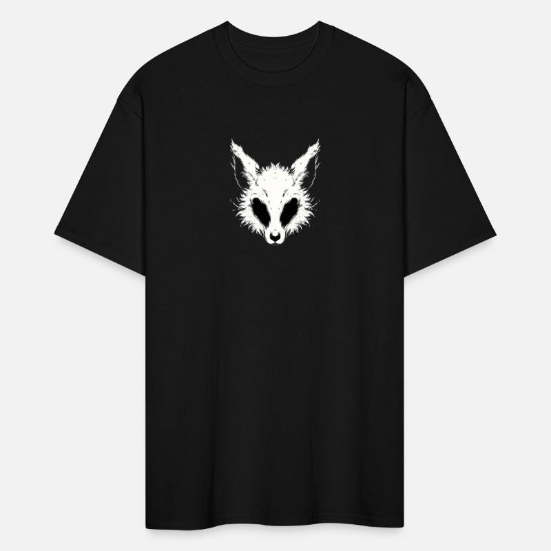 Intricate Monochrome Wolf Illustration Featuring