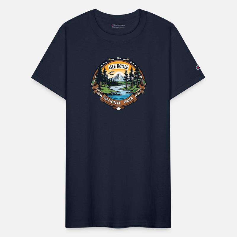 Isle Royale National Park Michigan USA Logo