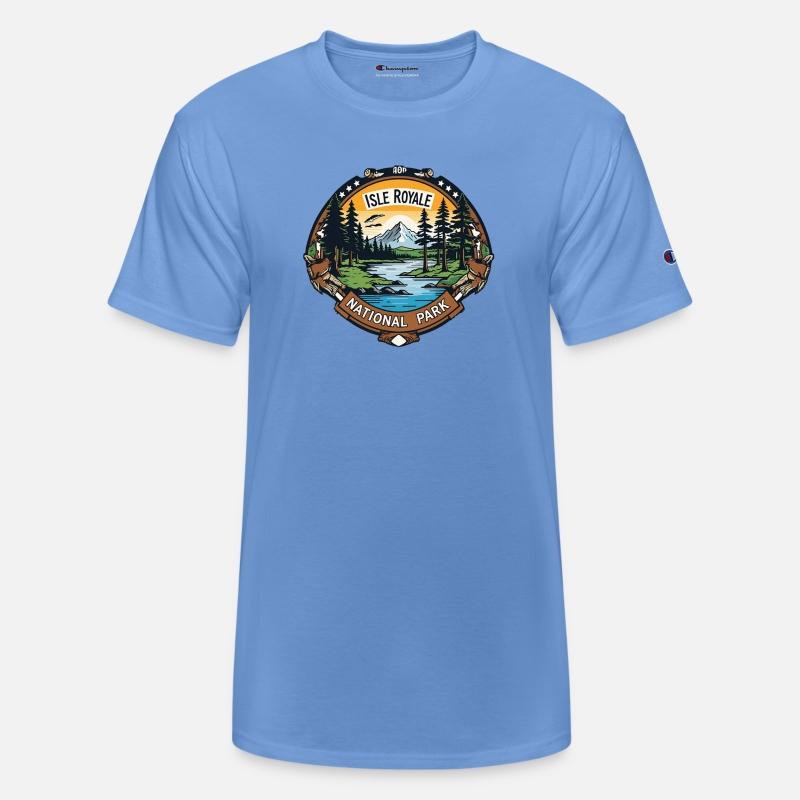 Isle Royale National Park Michigan USA Logo