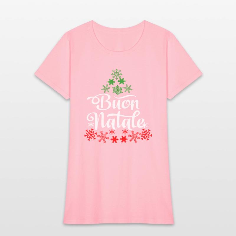 Italian Buon Natale Snowflake Italy Tree