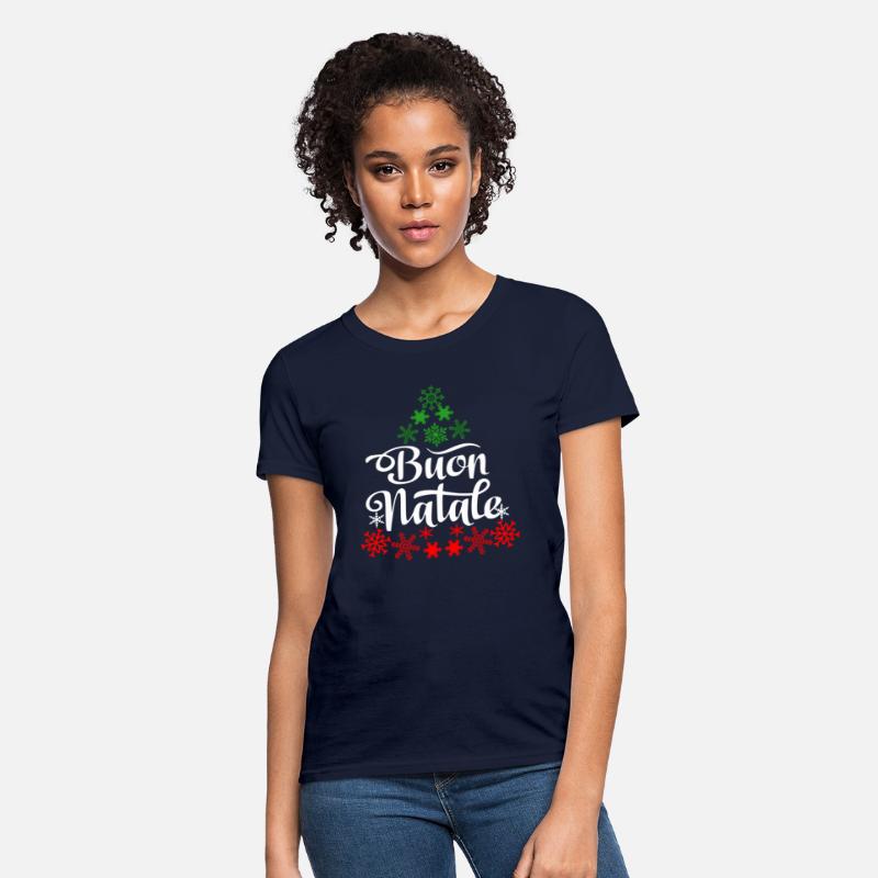 Italian Buon Natale Snowflake Italy Tree