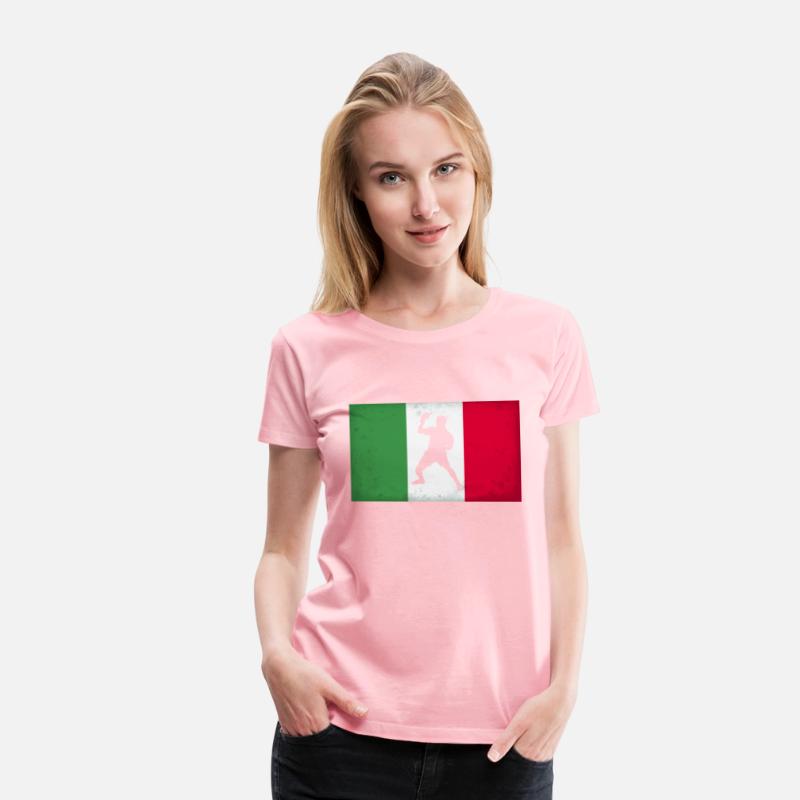 Italy Table Tennis Player Italian Flag