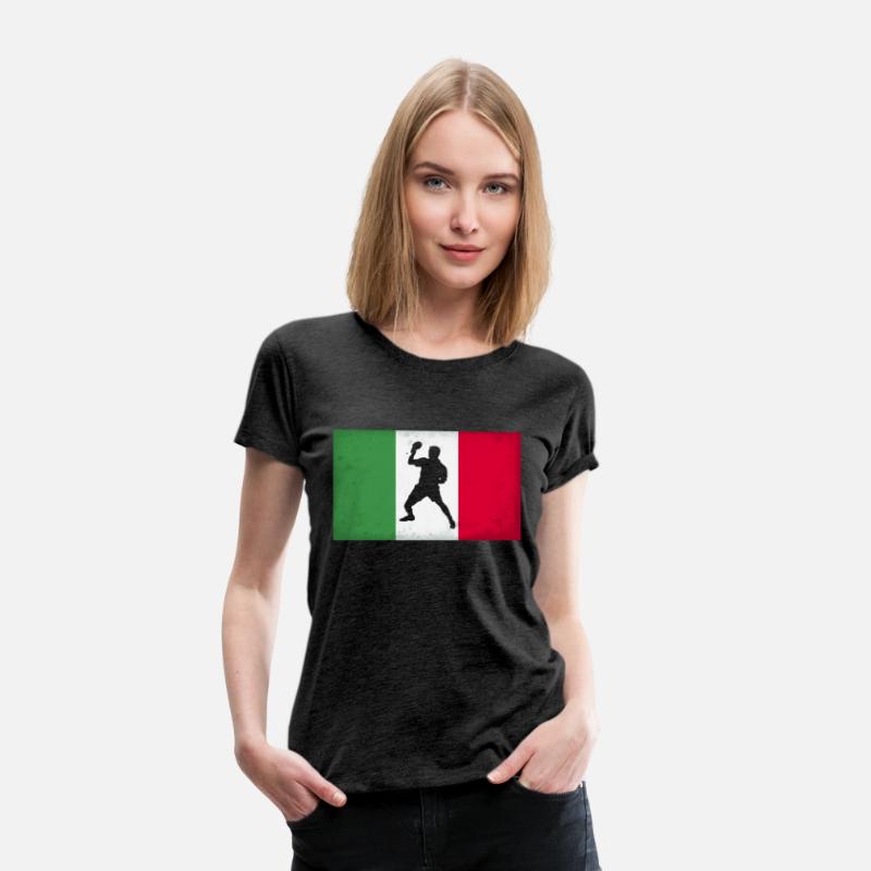 Italy Table Tennis Player Italian Flag