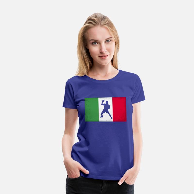 Italy Table Tennis Player Italian Flag