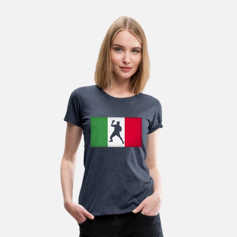 Italy Table Tennis Player Italian Flag