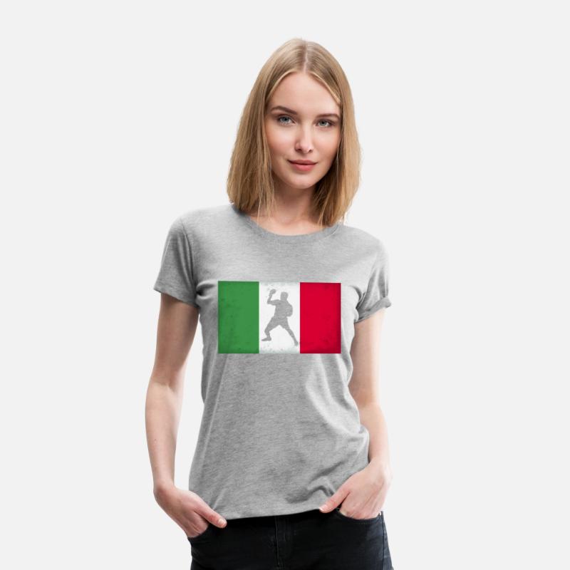 Italy Table Tennis Player Italian Flag