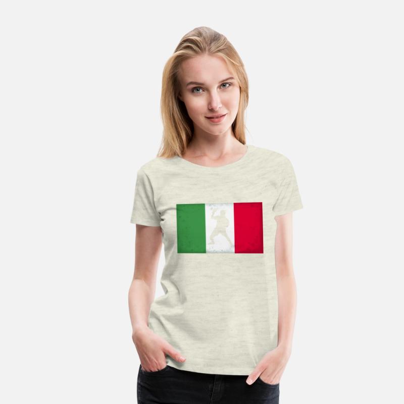 Italy Table Tennis Player Italian Flag