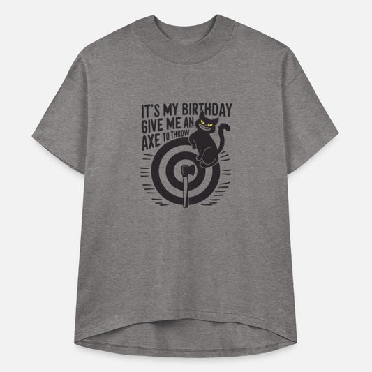 It's My Birthday Funny Axe Throwing cat Lover