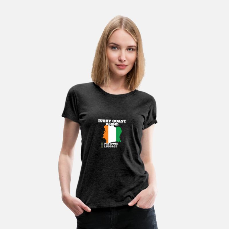 Ivory Coast Bound Country Travel Ivorian Flag