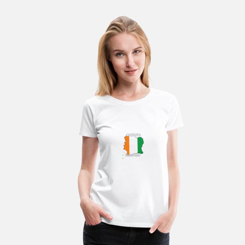 Ivory Coast Bound Country Travel Ivorian Flag