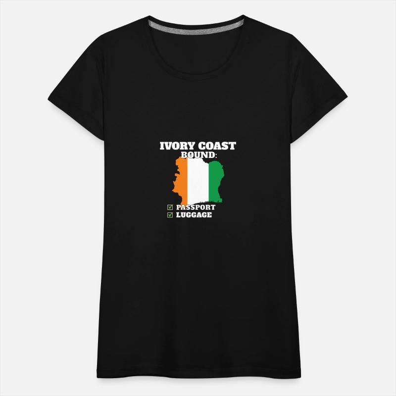 Ivory Coast Bound Country Travel Ivorian Flag