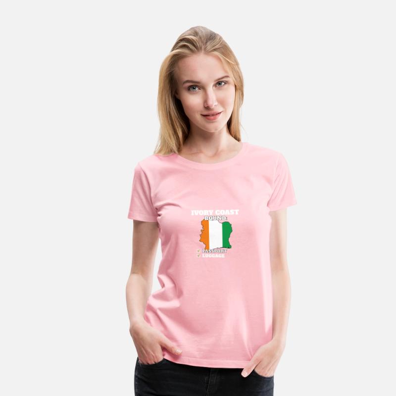 Ivory Coast Bound Country Travel Ivorian Flag